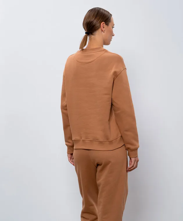 Ballantyne HERITAGE CLUB brown sweatshirt with logo print