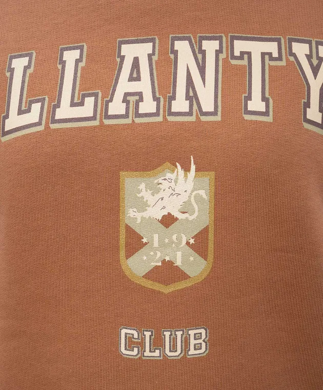 Ballantyne HERITAGE CLUB brown sweatshirt with logo print